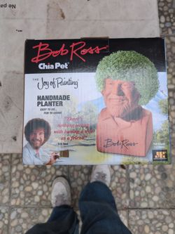 Bob Ross Chia Pet