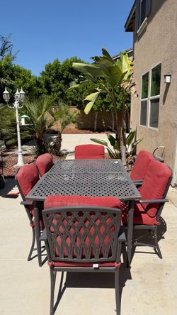 Hamleton Bay Outdoor Patio Dining Set with 6 Chairs