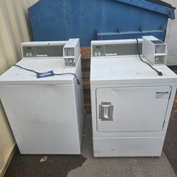 Huebsch Commercial Washer and Dryer Set