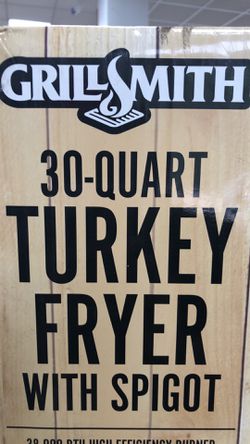 30 Quart Aluminum Turkey Fryer – GrillSmith