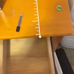 Wood dresser changing table