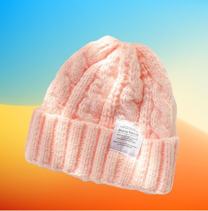 Womens Winter Warm Crocheted Hat Beanies Caps Wool Knit Beanie Weaving Twist Girls Candy Color