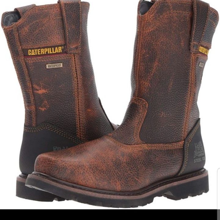 Men's Caterpillar, Pull On, Steel Toe, Work Boot