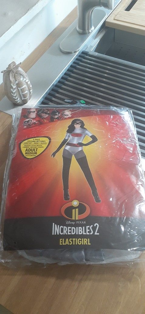 Disfraz De ELASTIGIRL Size Adulto Mediano