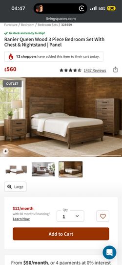 Gently used Queen Bedroom set