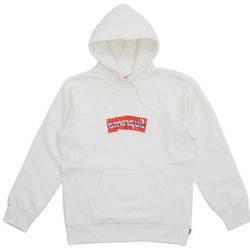 Supreme CDG box Logo Hoodie white 