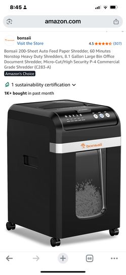 Bonsai I Paper Shredder