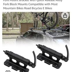 2 Bike Fork Mounts 