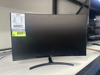 🖥️💻🔥💸HUGE MONITOR SHIPMENT IN! 27" Acer Nitro 27" Class FHD Curved Gaming Monitor ED270R