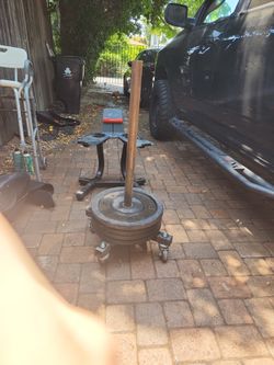 Rouge Fitness Portable Weight Rack Weights NOT included