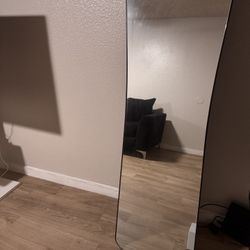 DNBSS 63” x 20” Full Length Dressing Mirror – Black