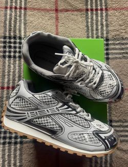 Silver Bottega Veneta Shoes