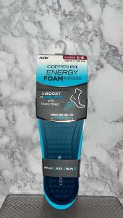 Brand NEW! 👣    Copper FIT - Energy Foam Insoles - women’s 6-10(((PENDING PICK UP TODAY)))