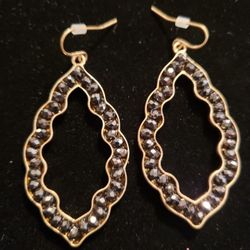 Gold linning gun metal beads or silver beads $7 each