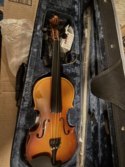 Vangoa Violin 1/4 Size for Beginners Full Set, Spruce Childrens Fiddle