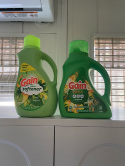 Gain detergent and softener
