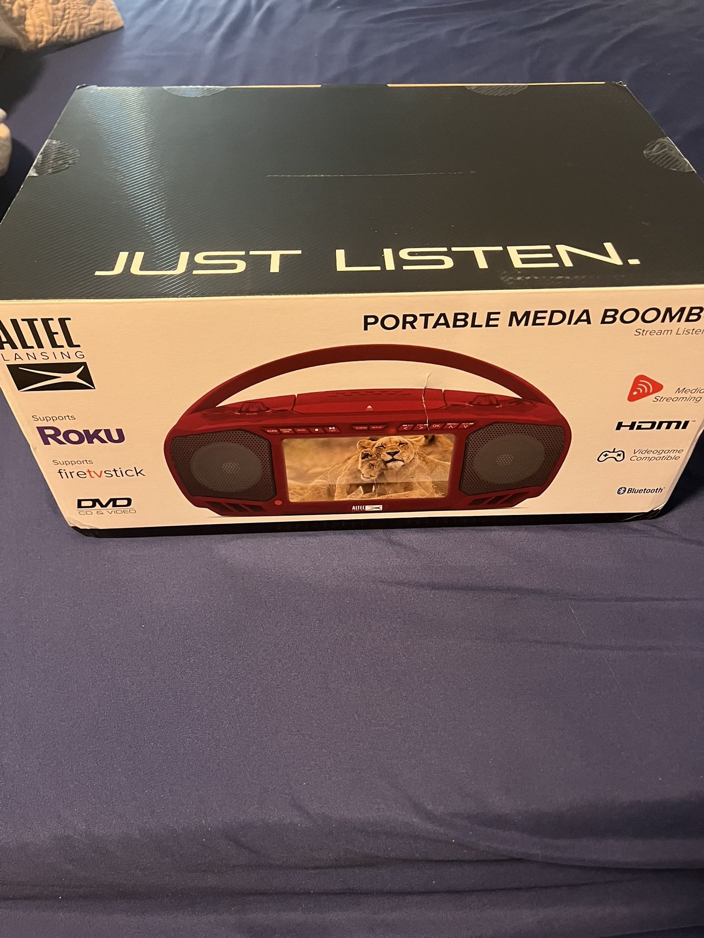 Altec Lansing Boombox Speaker (new Unopened)
