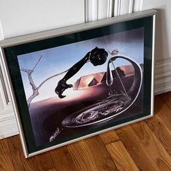 Salvador Dali’s “The Sublime Moment” Framed Print