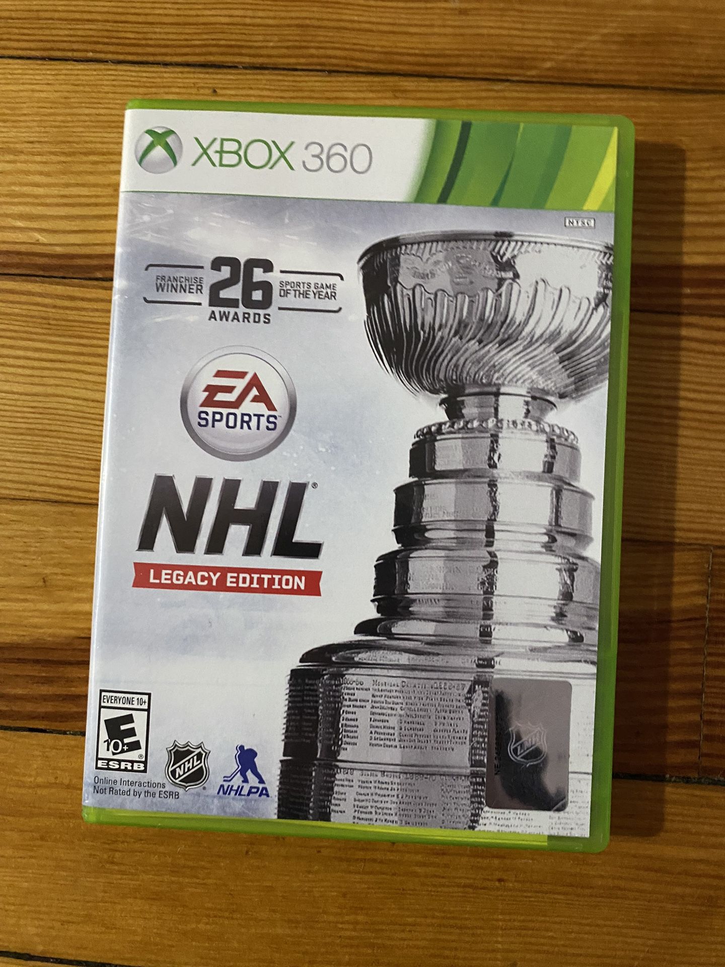 NHL Legacy Edition/ Xbox 360/used