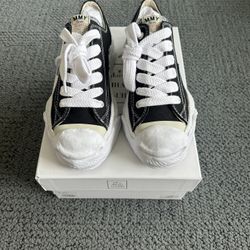 Maison Mihara Yasuhiro Hank OG Sole Canvas Low- Black