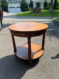 Solid wood small End table 