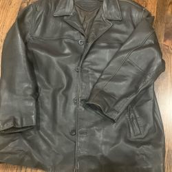 Men's Boston Leather Jacket XXXL