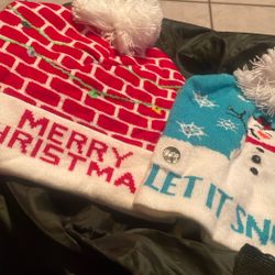 2 New Beanies For Kids With Lights