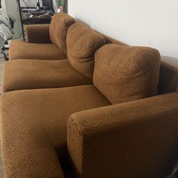 Brown Sofa (89 inches, 3 seater)