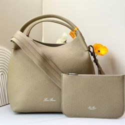 Loro Piana Shoulder Crossbody Tote Bag