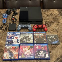 Modded Sony Playstation 4 PS4 upgraded 2 TB Hard Drive + 2 TB External Drive + 96 games preinstalled 