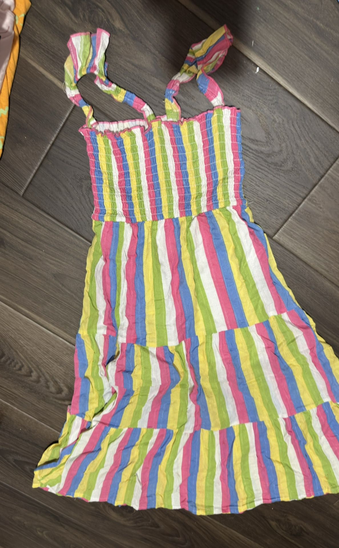 4 To 5 Years Kids Long Dress Maxi