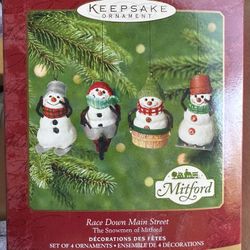Hallmark 2000 The Snowmen Ornaments