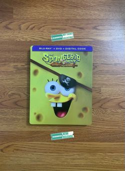 The SpongeBob Movie: Search for SquarePants (Walmart Exclusive) [Limited-Edition Steelbook] Blu-ray Combo Pack (Blu-ray + DVD)