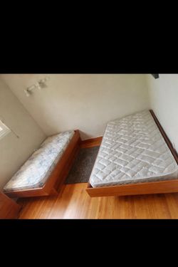 Teak Denmark Mid Century twins beds