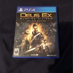 Deus Ex Mankind Divided PS4