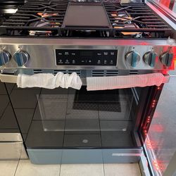 Gas Stove Slide GE In Stainless Steel 