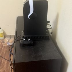 PlayStation 5 And Tv With Tv Stand 