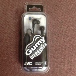 Bluetooth JVC Black Gumy Wireless Headphones