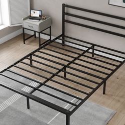 Black Steel Bed frame - Full Sized Bed
