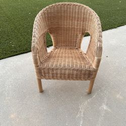 Rattan Children’s Armchair. 