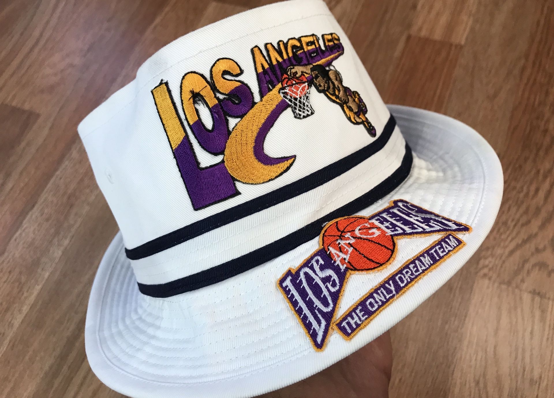 RARE Vintage Los Angeles Lakers 2000 NBA Championship Hat Puma Kobe Bryant  Shaq