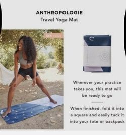 Anthropologie Travel Mat