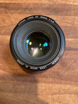 Canon EF 50mm 1.4 Lens