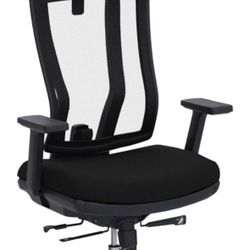 OdinLake Ergonomic Mesh - Seat Depth Adjustable Home Office Desk Chairs High Back with Lumbar Support - Computer Swivel Task Chair with Footrest, Head