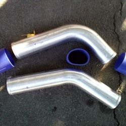 Aluminum Tubes 3"ID And Rubber Hose Connector 