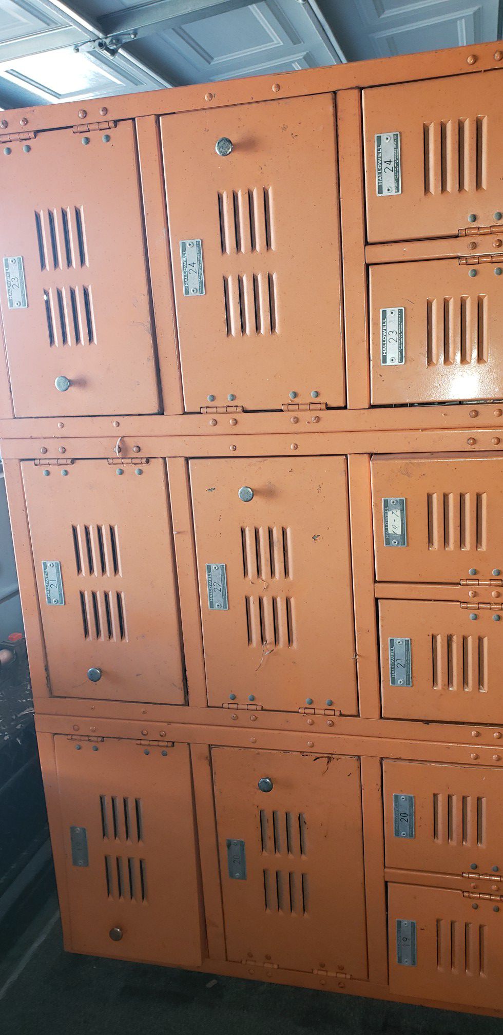 Antique lockers
