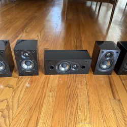 Energy Take Classic Speakers (5 speakers) – No Subwoofer – Great Surround Sound Set