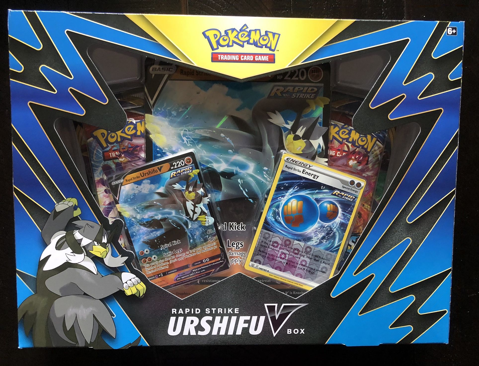 Pokemon Rapid Strike Urshifu V BOX BLUE