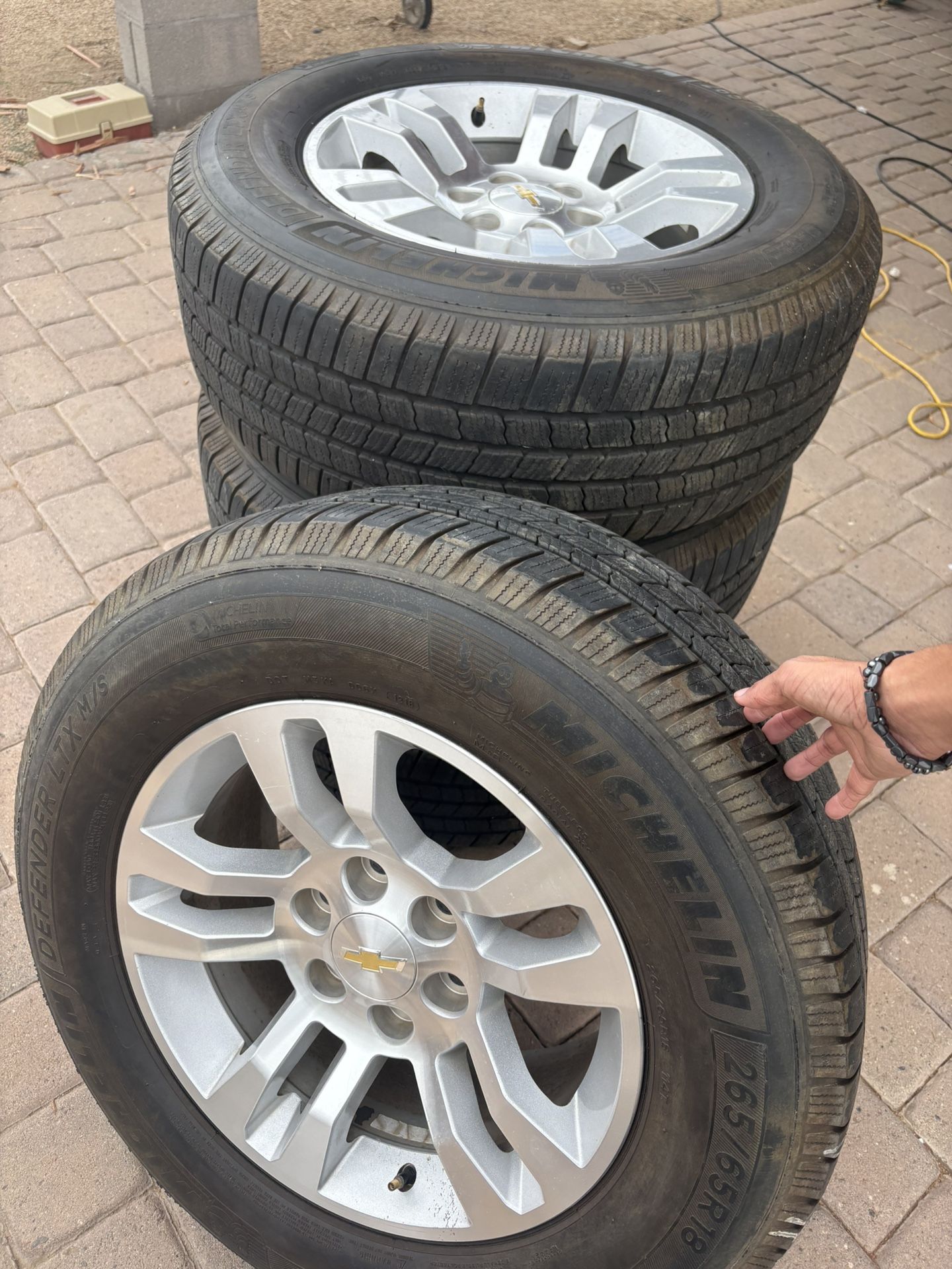 2015 Tahoe stock tires