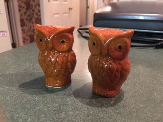 Cute owl salt and pepper shakers